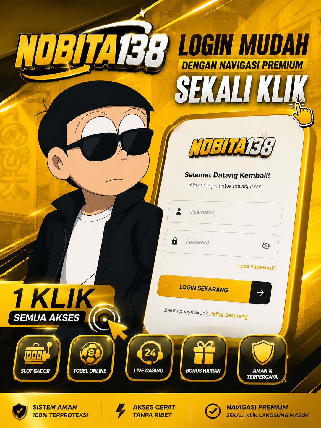 NOBITA138 | Login Mudah dengan Navigasi Premium Sekali Klik